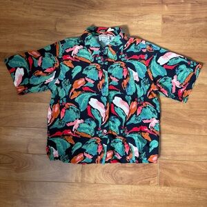 Tropical Print Women's Shirt